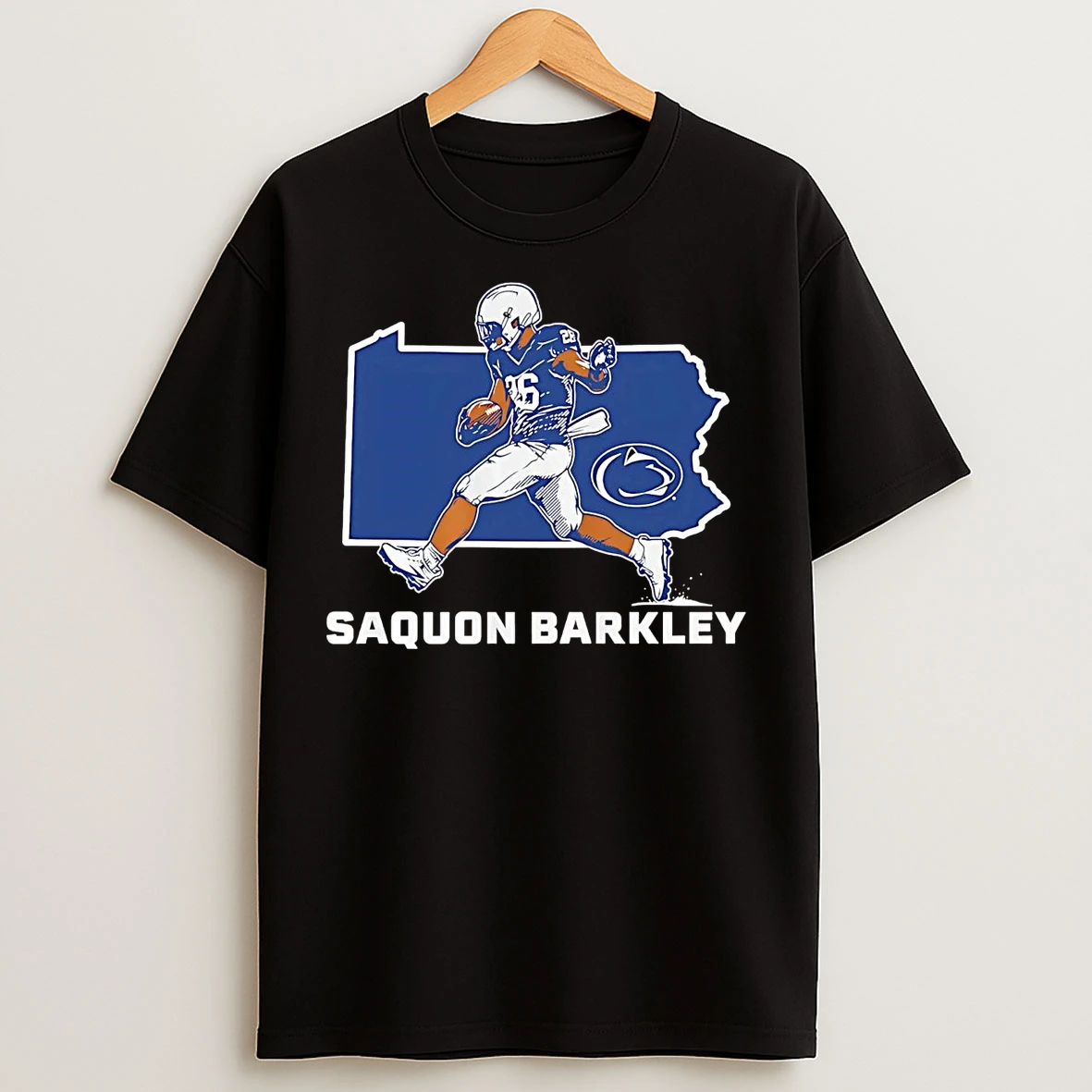 Saquon Barkley State Star Penn State Nittany Lions T Shirts