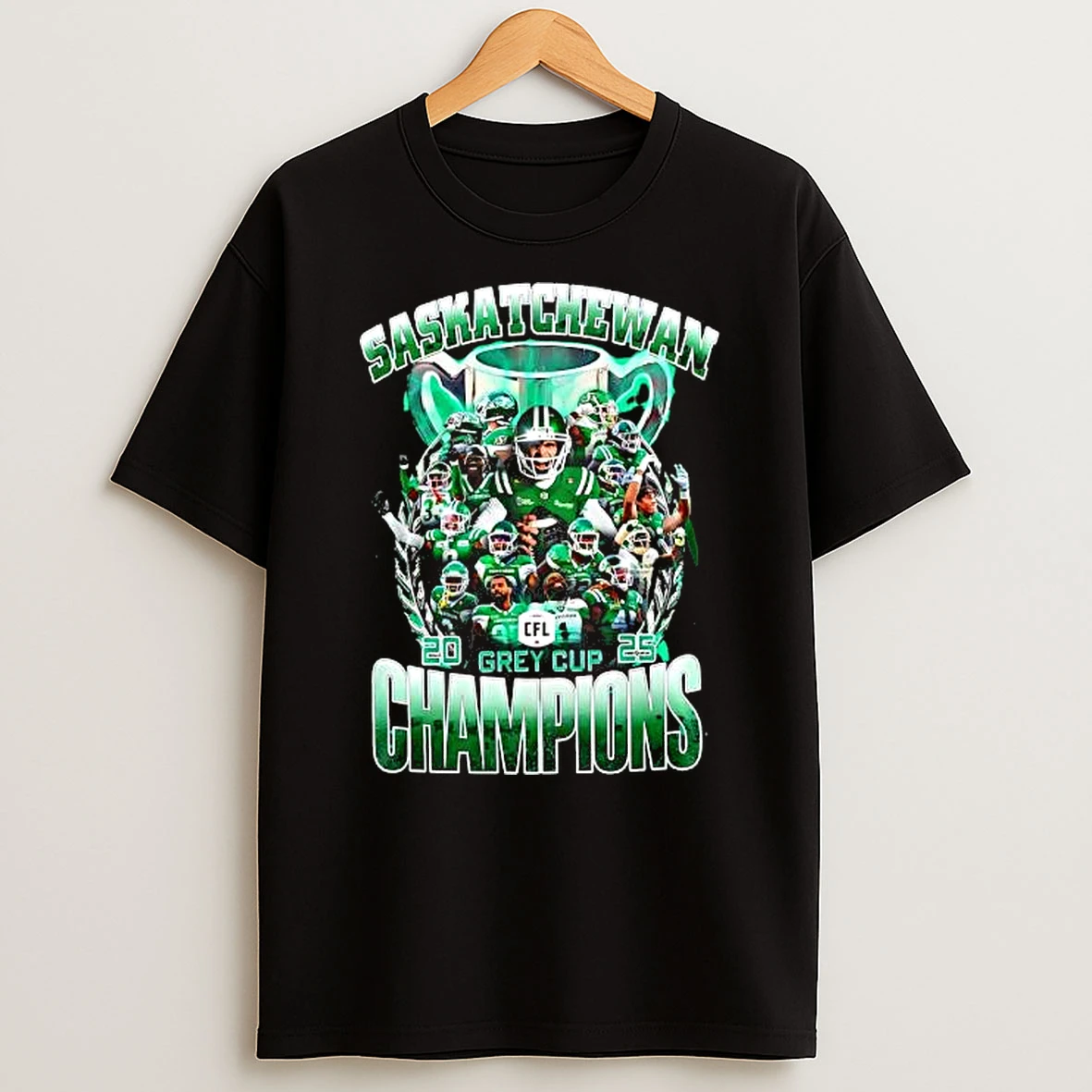 Saskatchewan 2025 Grey Cup Champions Shirts