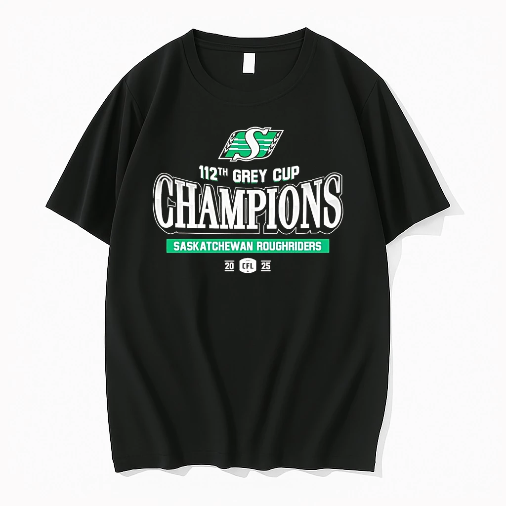 Saskatchewan Roughriders 112th Grey Cup Champions 2025 Shirts