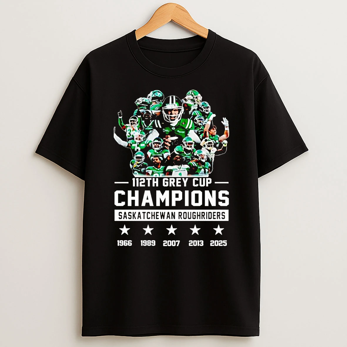 Saskatchewan Roughriders 112th Grey Cup Champions Team Players Shirts
