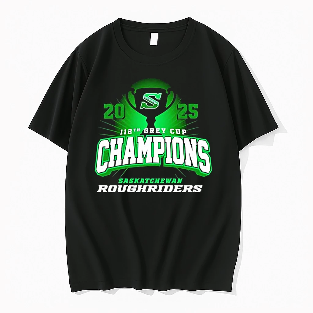 Saskatchewan Roughriders 2025 112th Grey Cup Champions Shirts