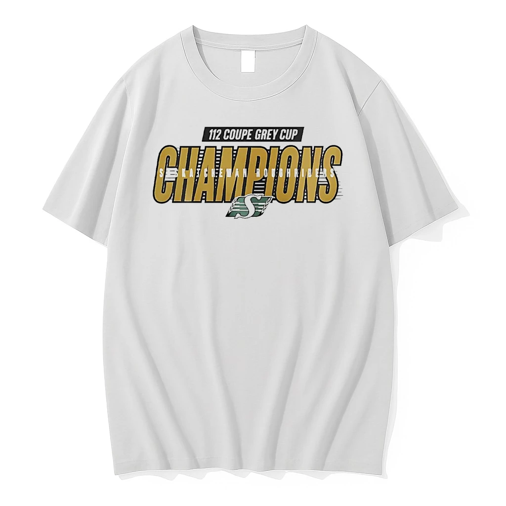 Saskatchewan Roughriders 2025 Coupe Grey Cup Champions Shirts