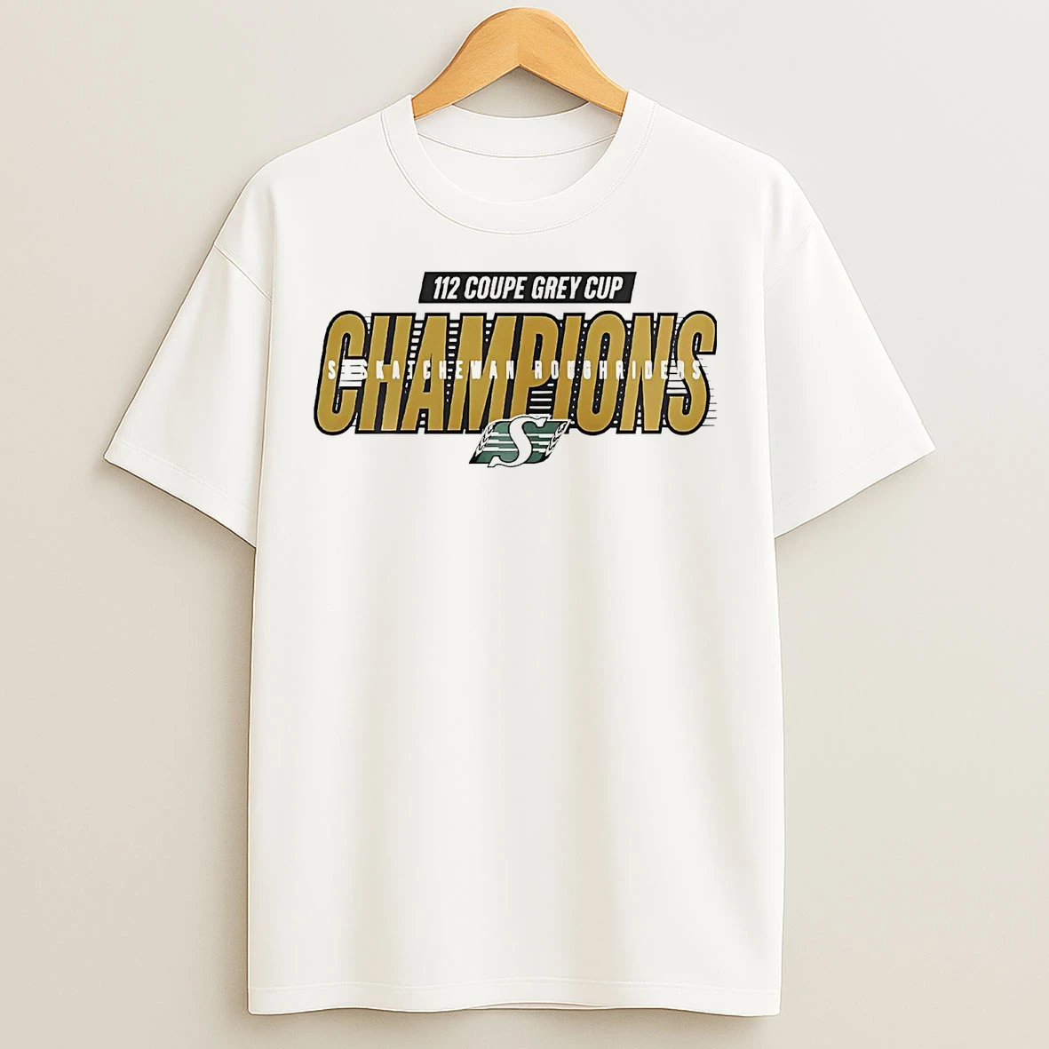 Saskatchewan Roughriders 2025 Coupe Grey Cup Champions T Shirts