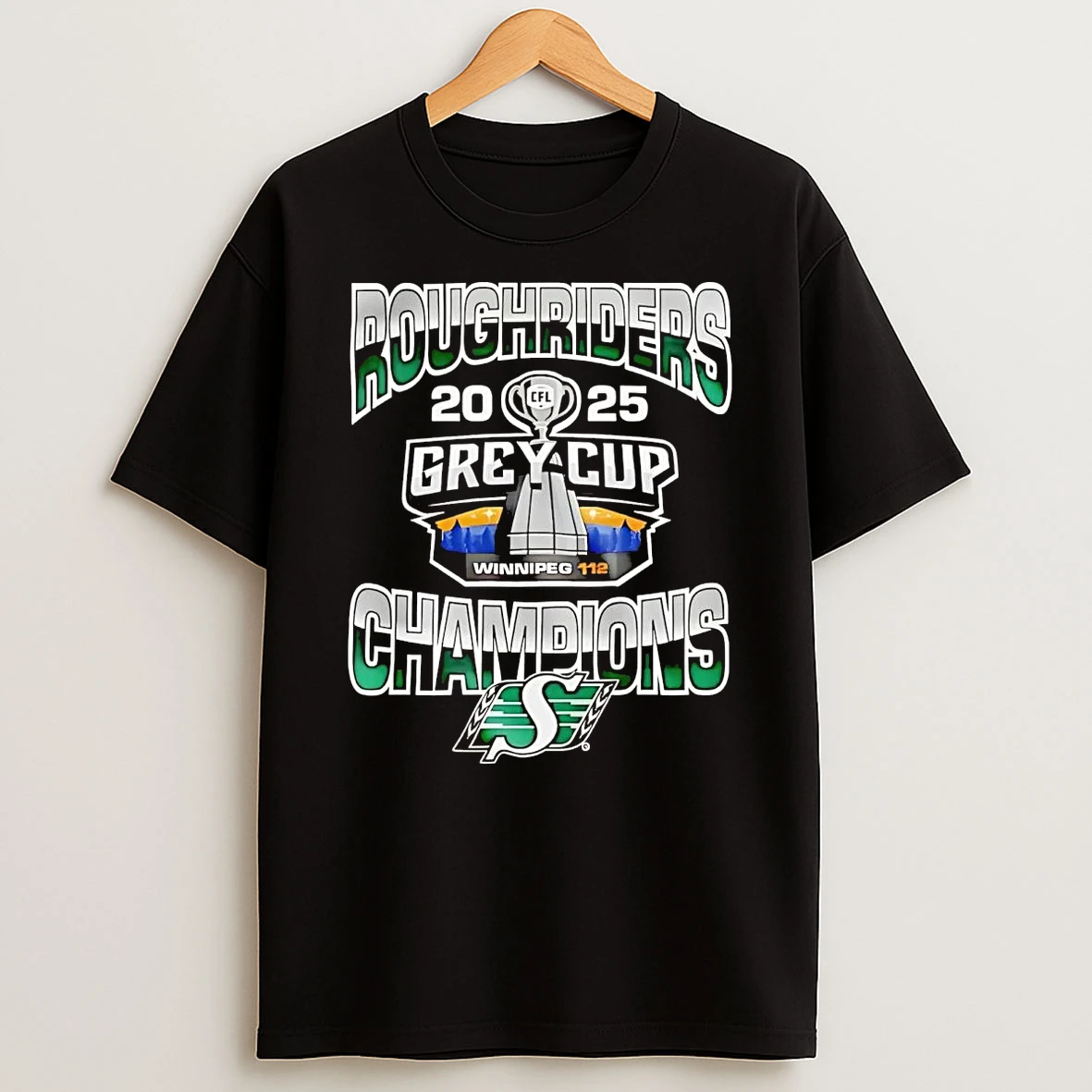 Saskatchewan Roughriders 2025 Grey Cup Champions Shirts