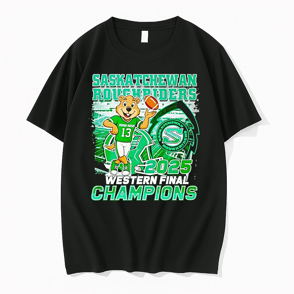 Saskatchewan Roughriders 2025 Western Final Champions Mascot Shirts