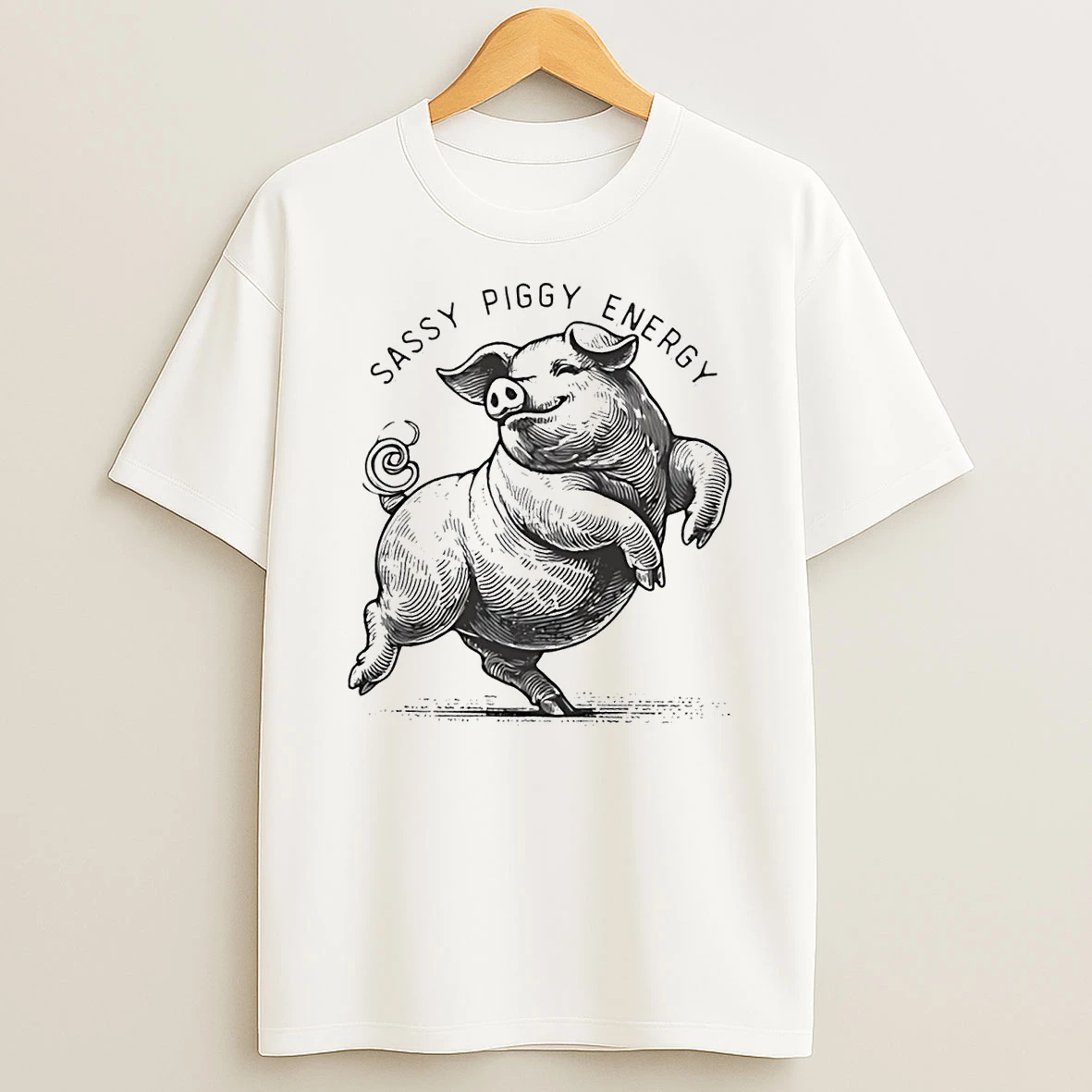 Sassy Piggy Energy Anti Trump Shirts