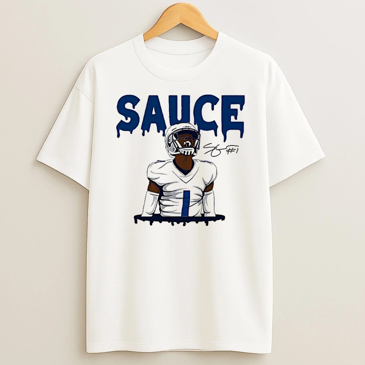 Sauce Gardner Indianapolis Colts Football The Drip Indy Signature Shirts