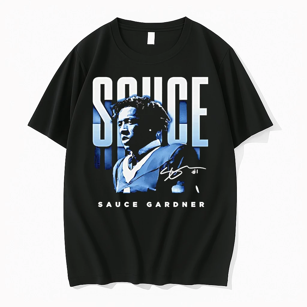 Sauce Gardner Portrait Signature Indianapolis Colts Shirts