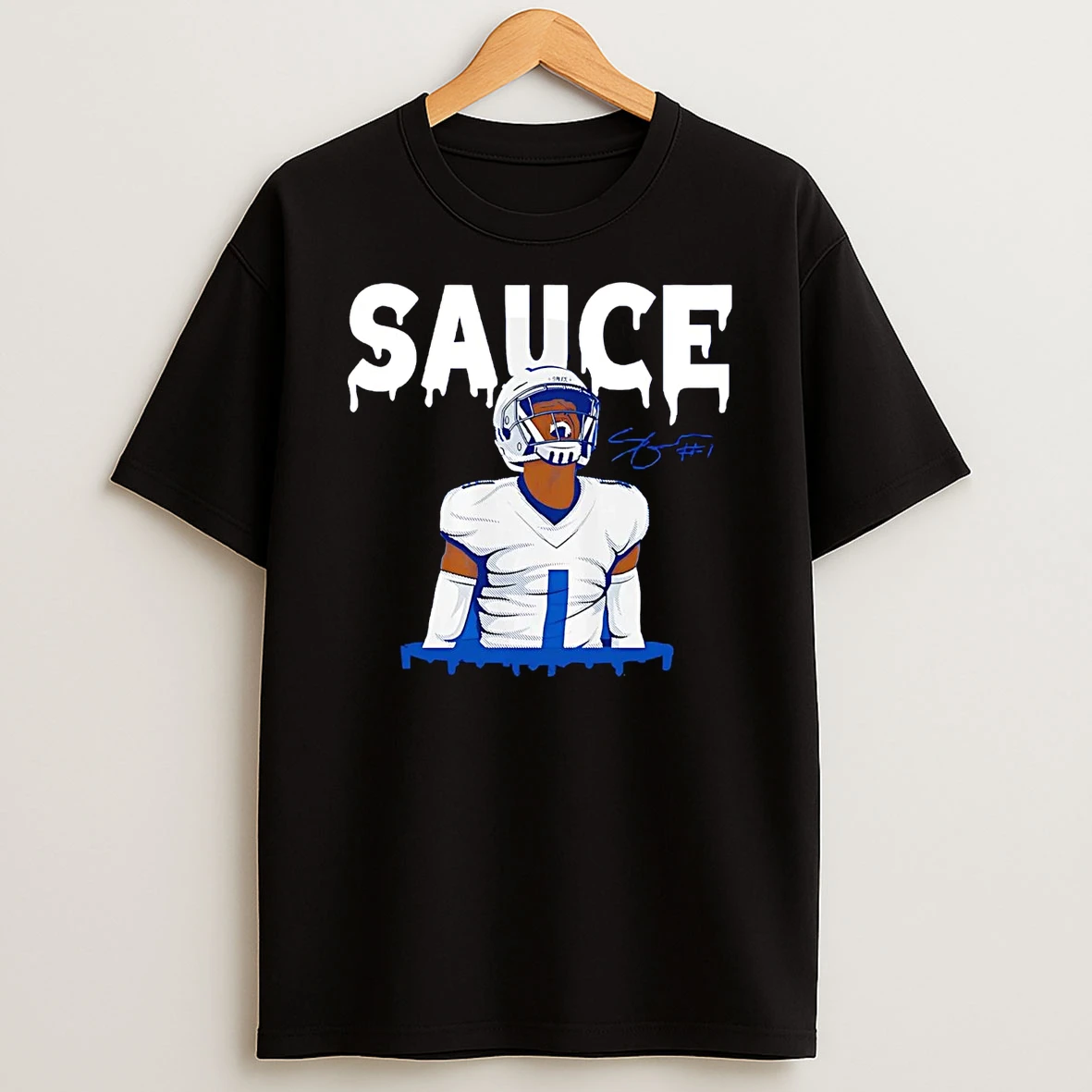 Sauce Sauce Gardner The Drip Indianapolis Colts Shirts