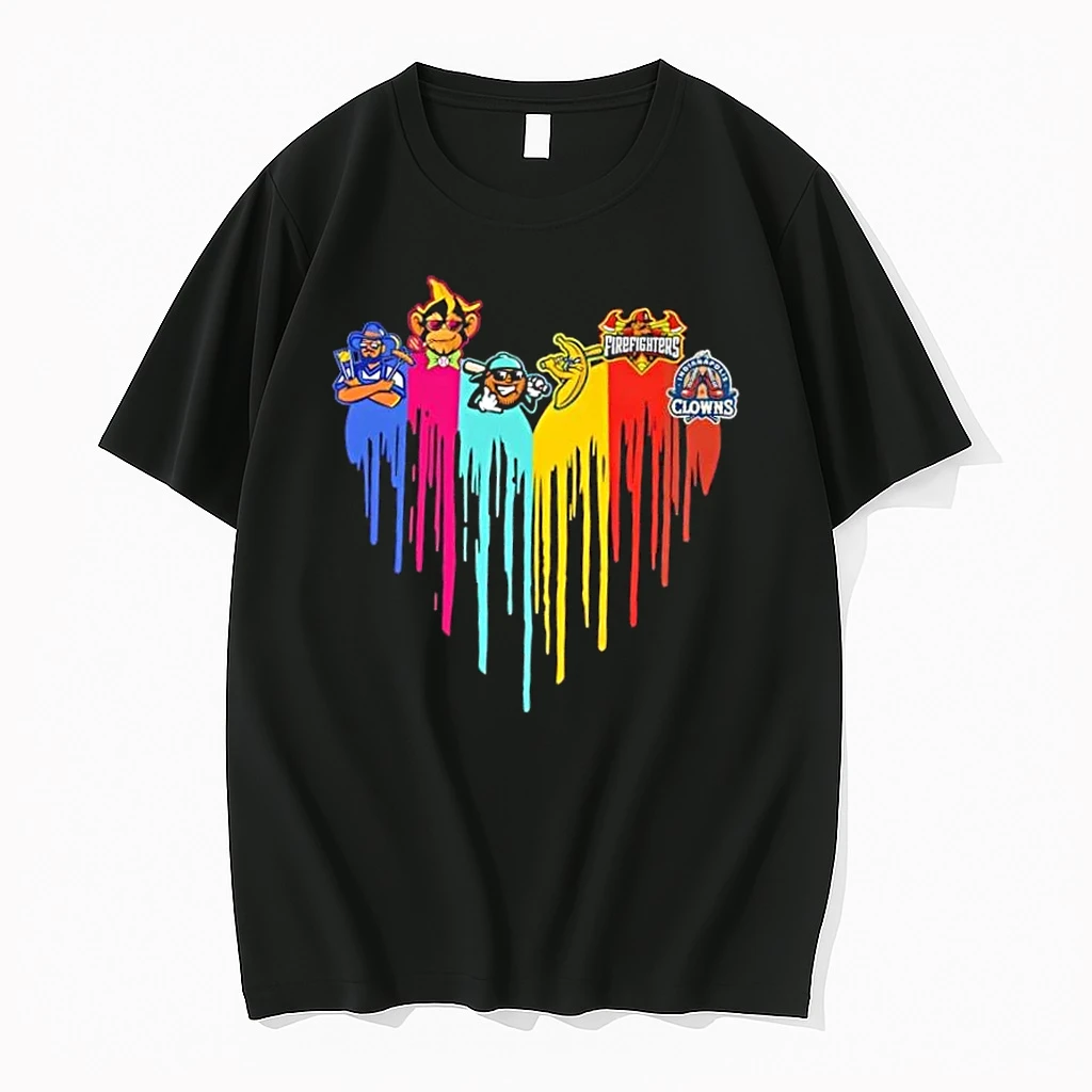 Savannah Bananas Baseball Ball World Tour Heart Colors Shirts