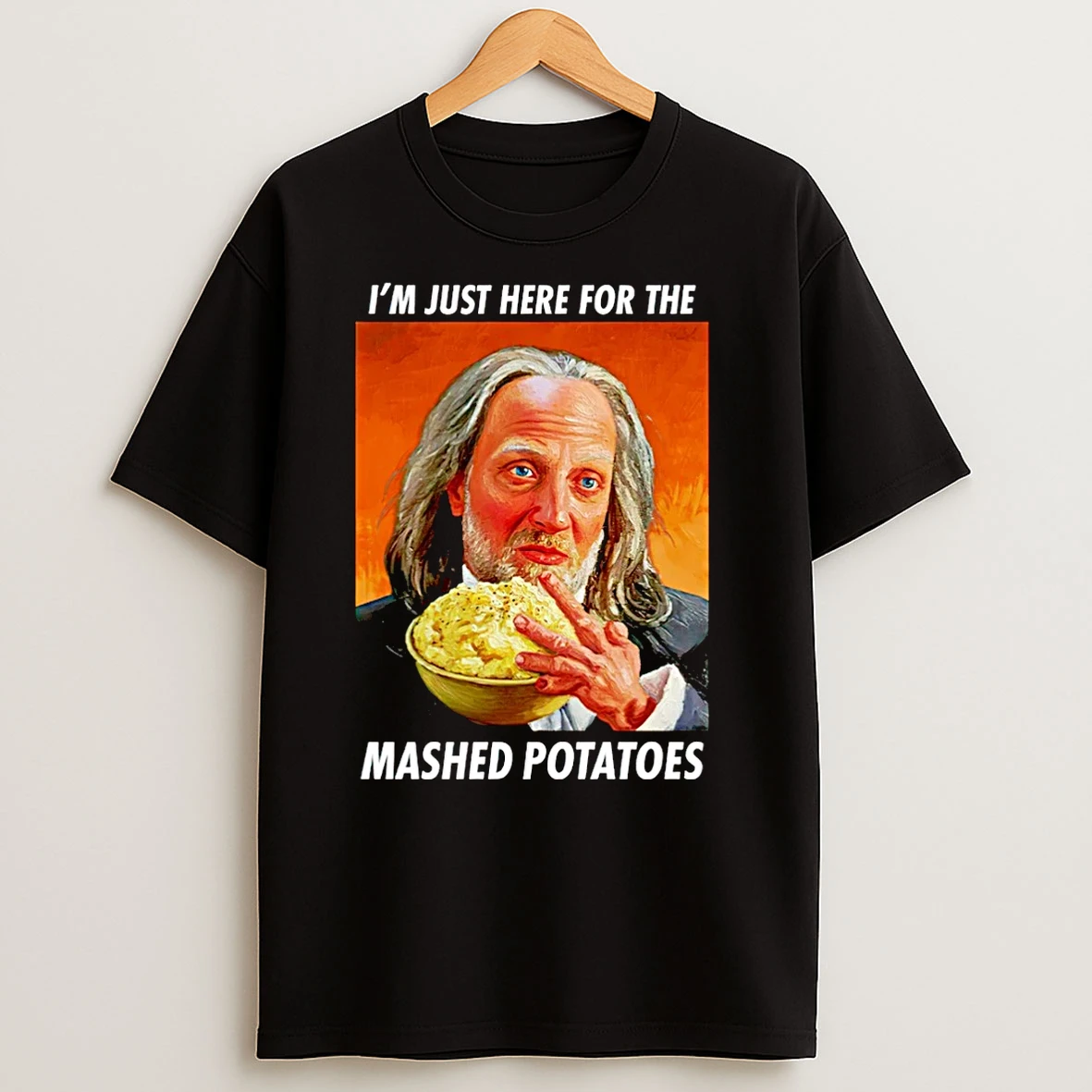 Scary Movie Hanson Im Just Here For The Mashed Potatoes Christmas T Shirts