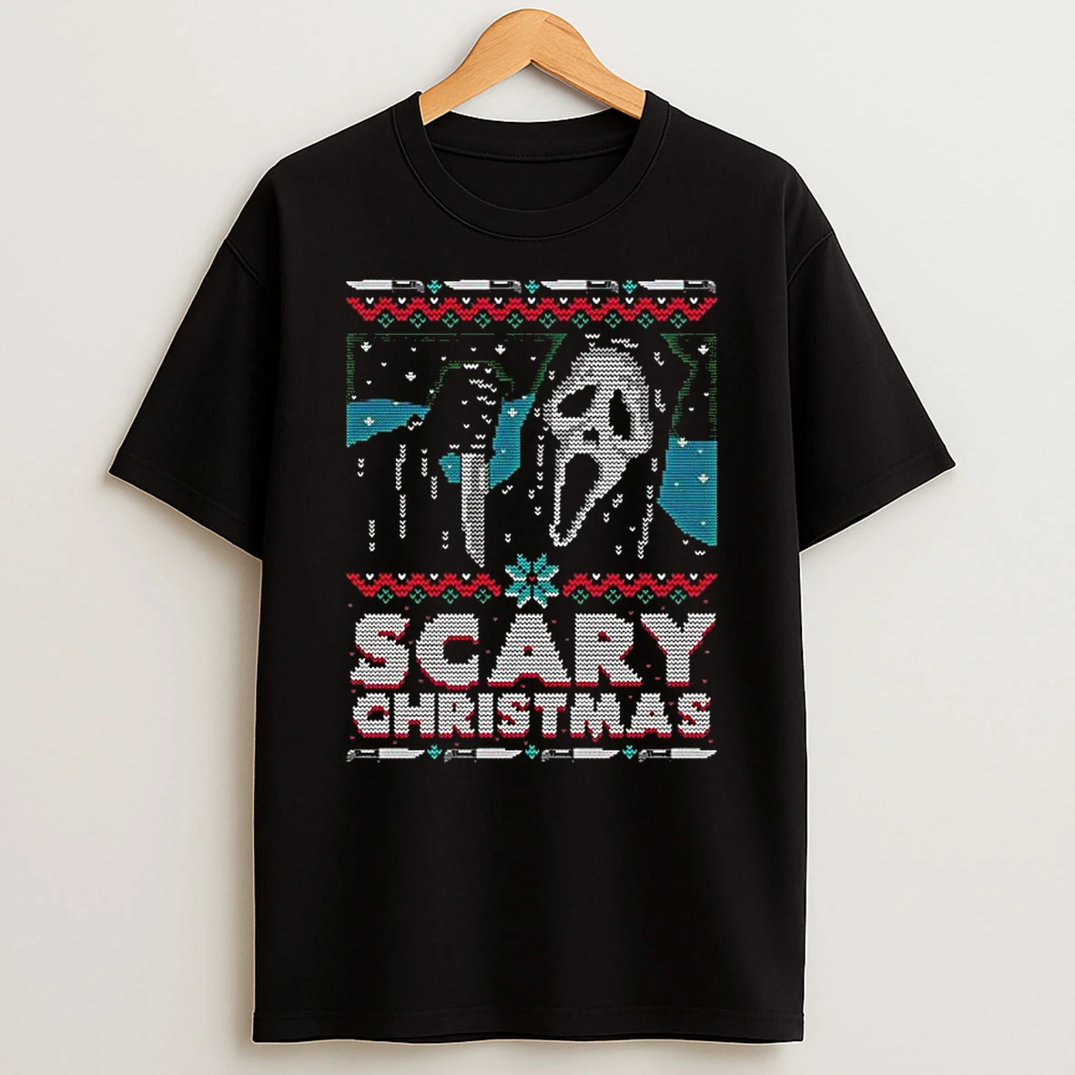 Scary Ugly Christmas 2025 Black Shirts