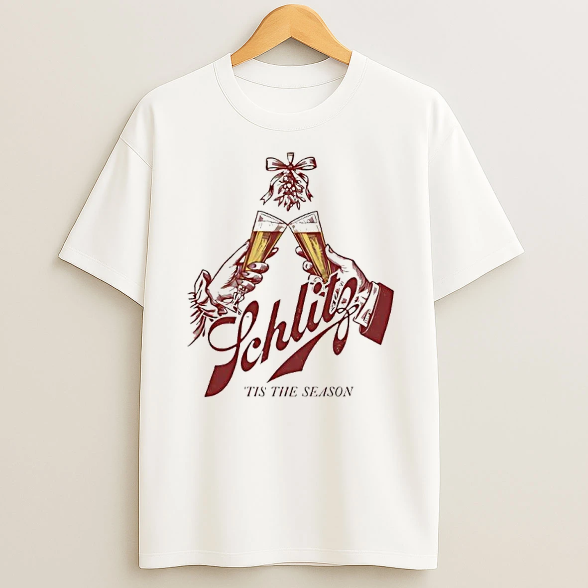 Schlitz Vintage Holiday Cheer Tis The Season Shirts