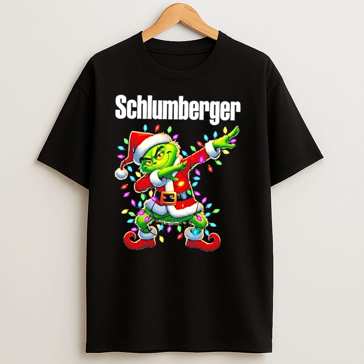 Schlumberger Grinch Dabbing Merry Christmas T Shirts