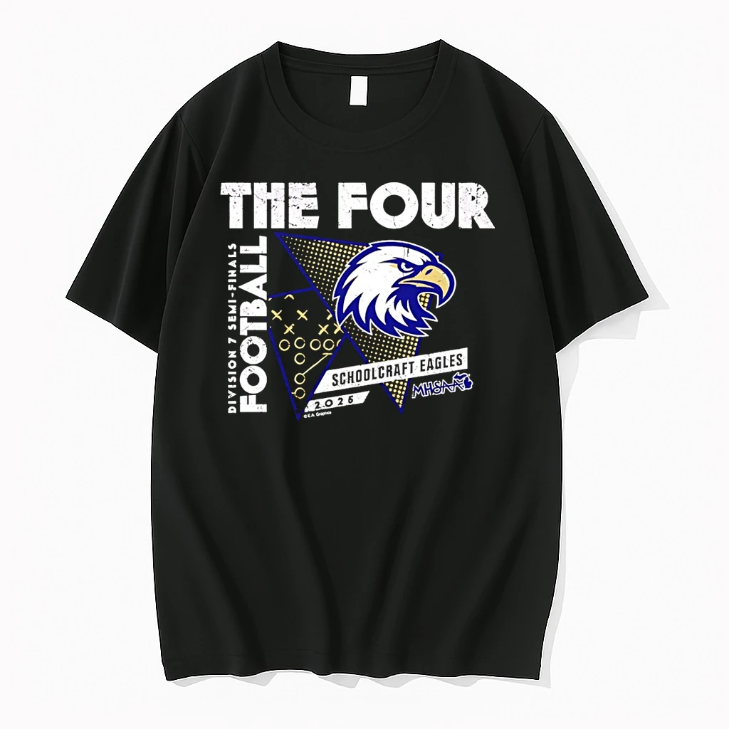 Schoolcraft Eagles The Four 2025 Mhsaa Football D7 Semi Finals Shirts