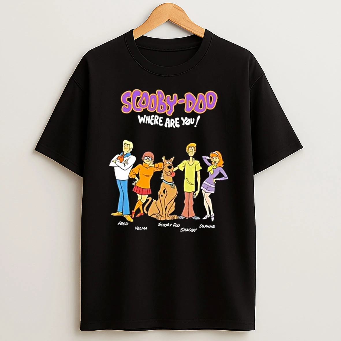 Scooby Doo Where Are You1970 Shaggy Fred Daphne Velma Shirts