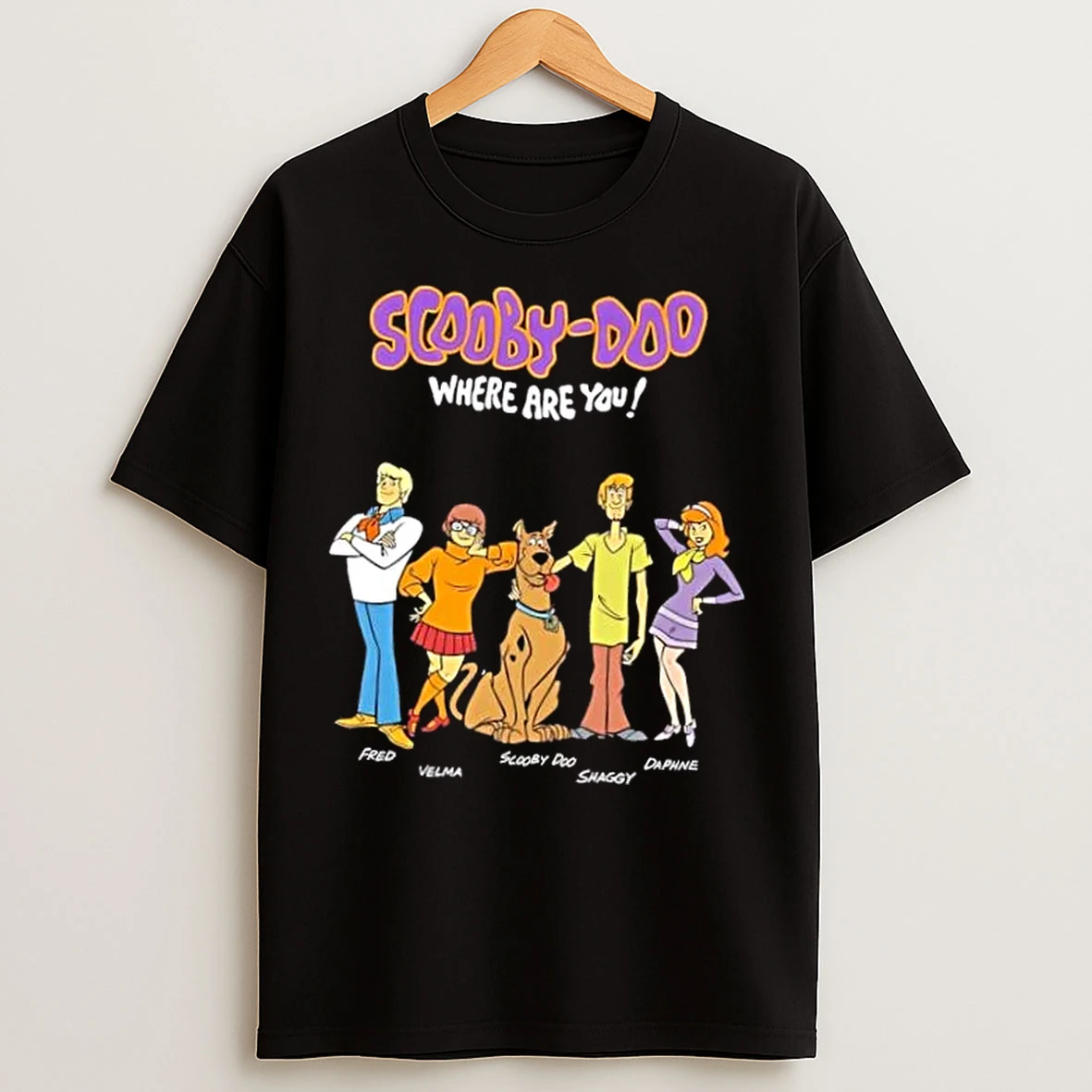 Scooby Doo Where Are You1970 Shaggy Fred Daphne Velma T Shirts