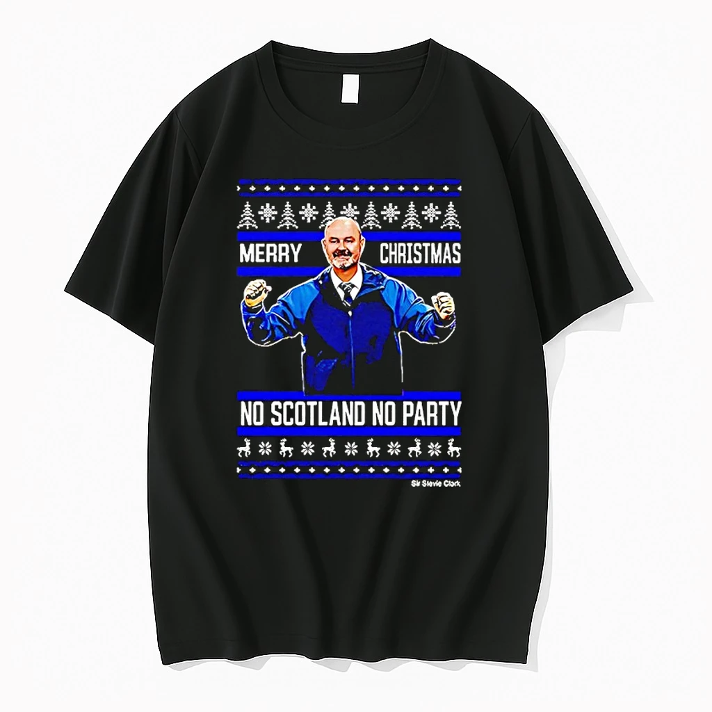 Scotland Clark Merry Christmas No Scotland No Party Shirts
