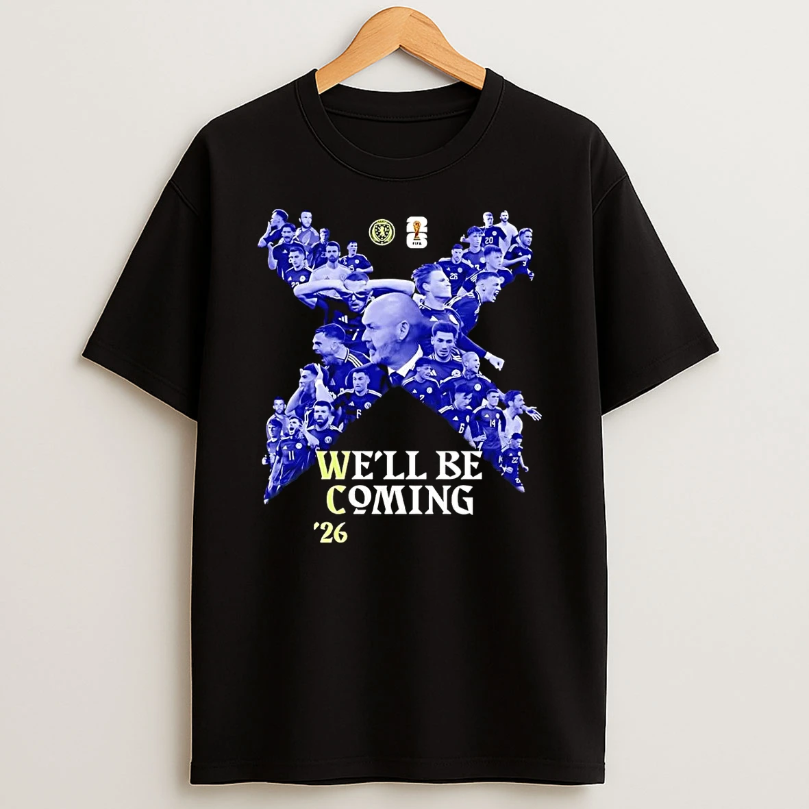Scotland Fc 2026 Fifa World Cup Well Be Coming Shirts
