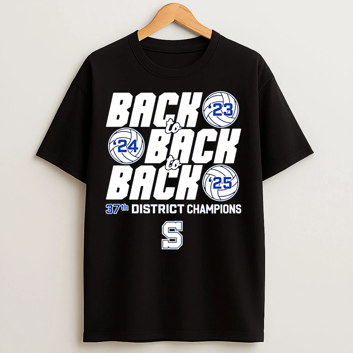 Scott Volleyball Back To Back 37th District Champions 2025 T Shirts