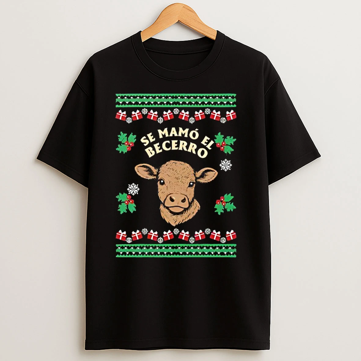 Se Mamo El Becerro Christmas T Shirts