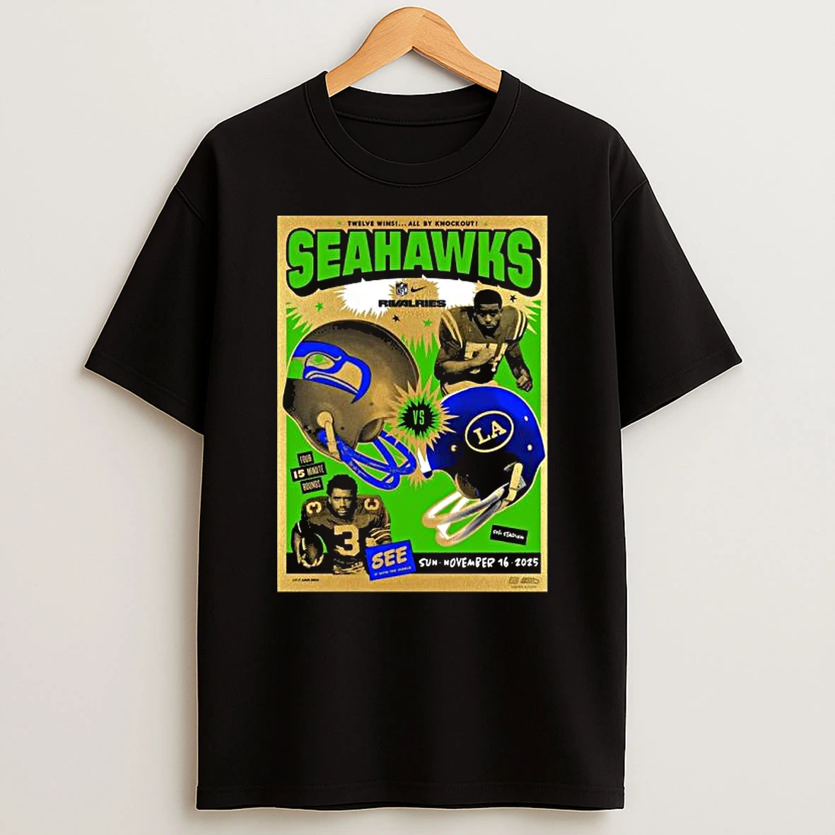 Seahawks Vs Rams 2025 Gameday Rivalries Shirts