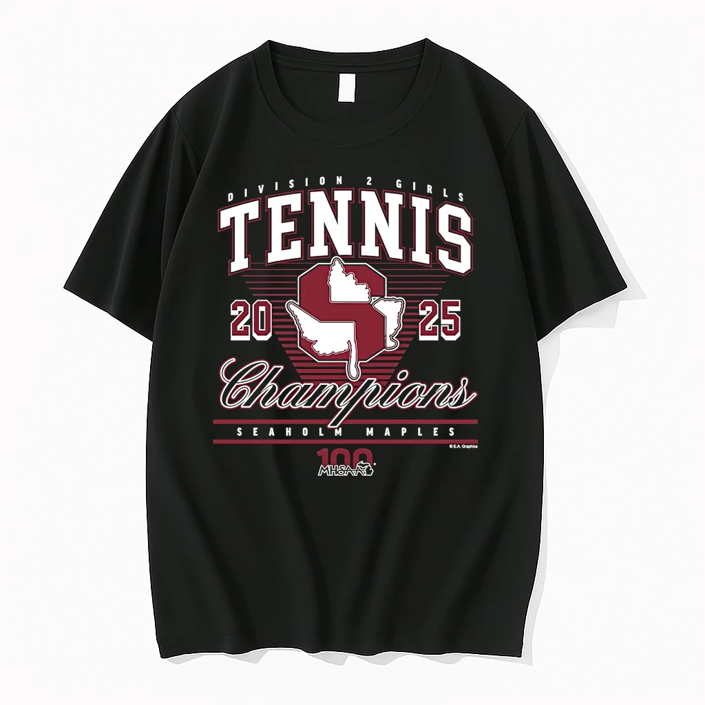Seaholm Maples 2025 Girls Tennis D2 Champions Shirts
