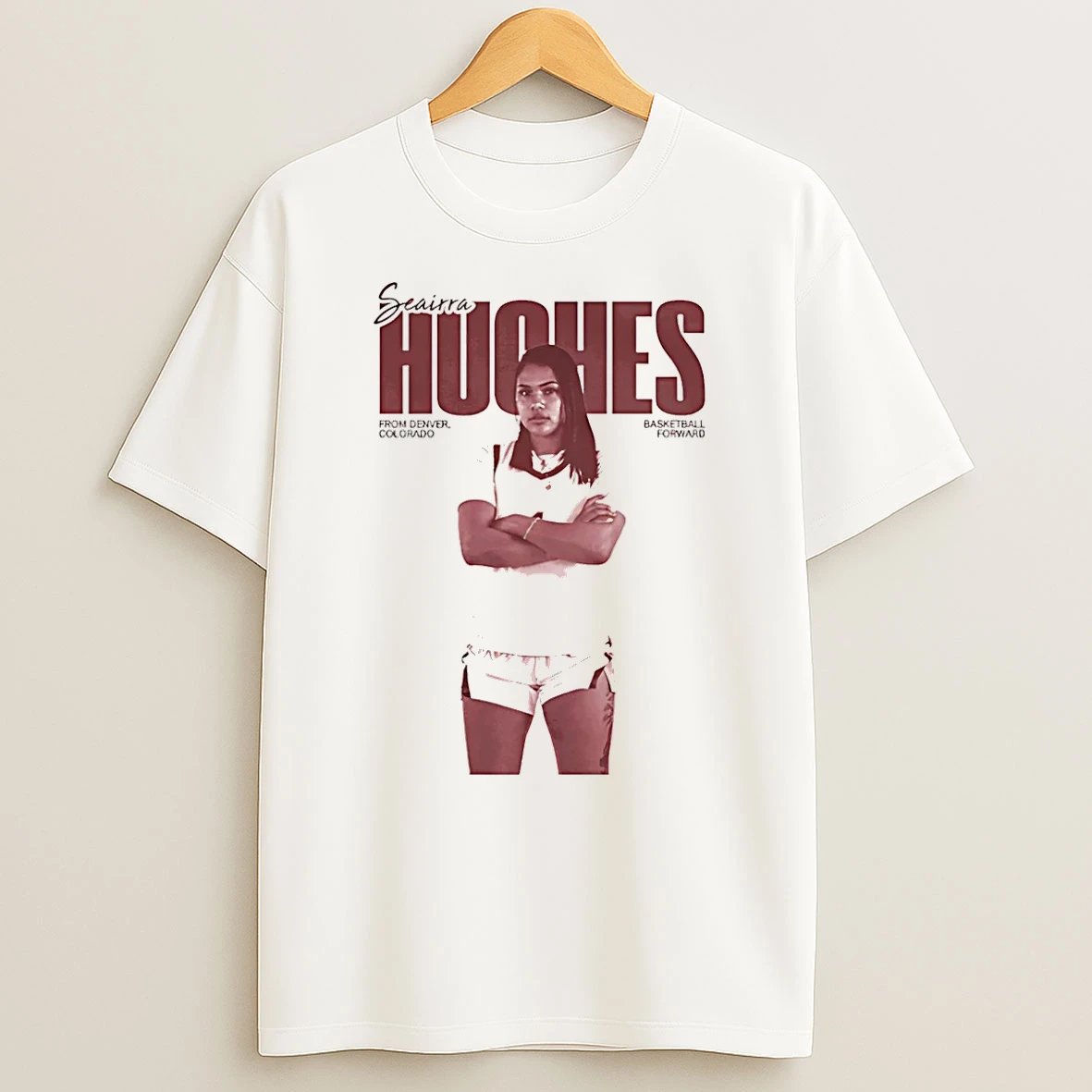 Seairra Hughes Basketball Forward Player From Denver Colorado Shirts