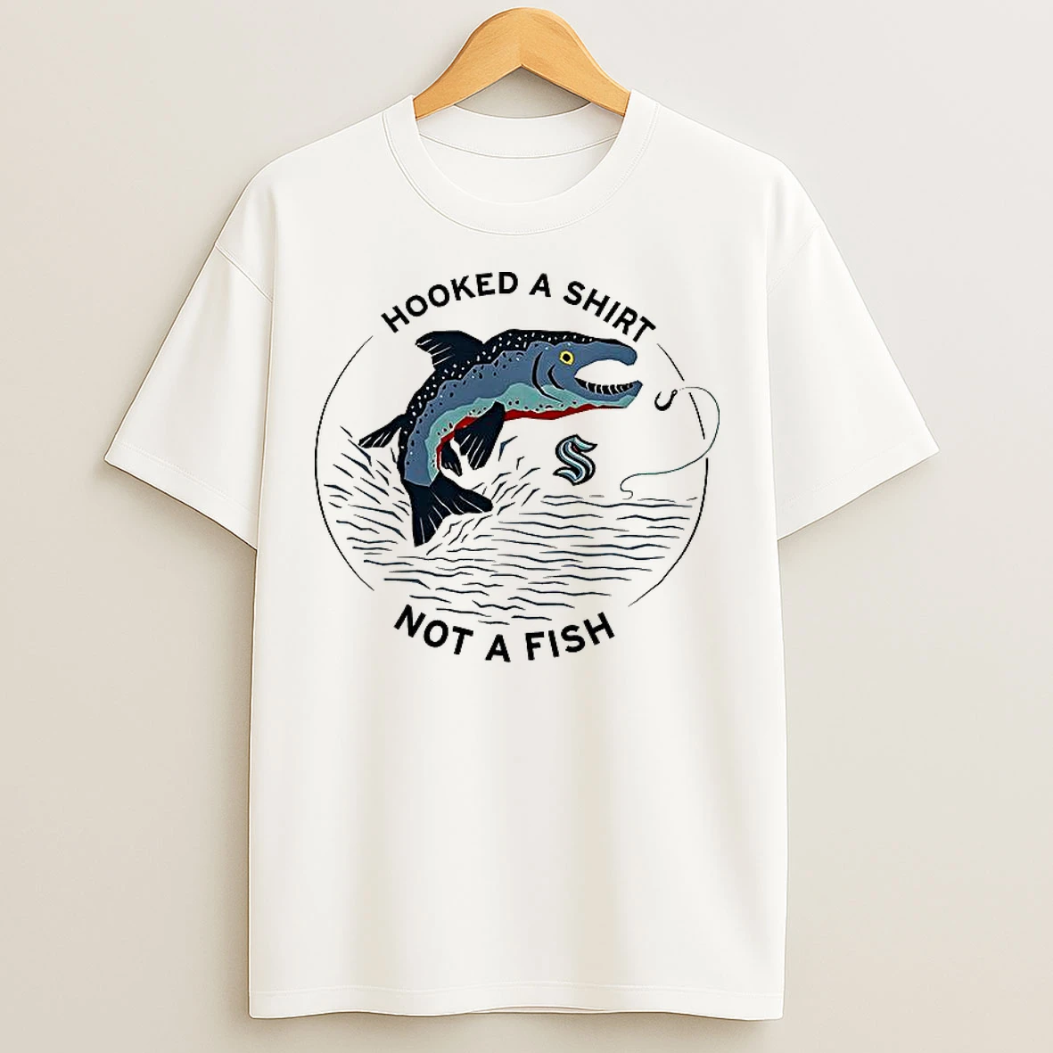 Seattle Kraken Hooked Not A Fish T Shirts
