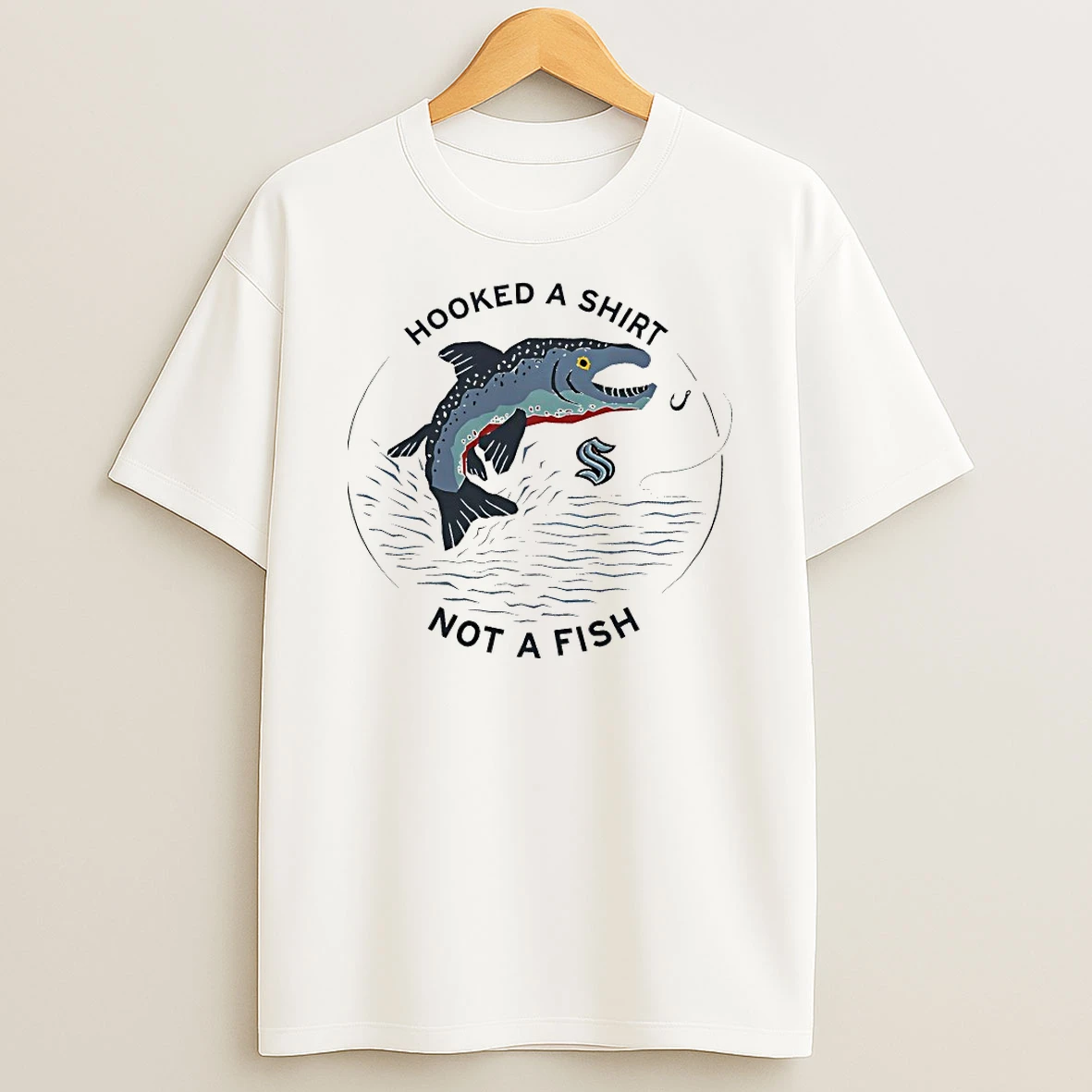 Seattle Kraken Hooked A Not A Fish Shirts