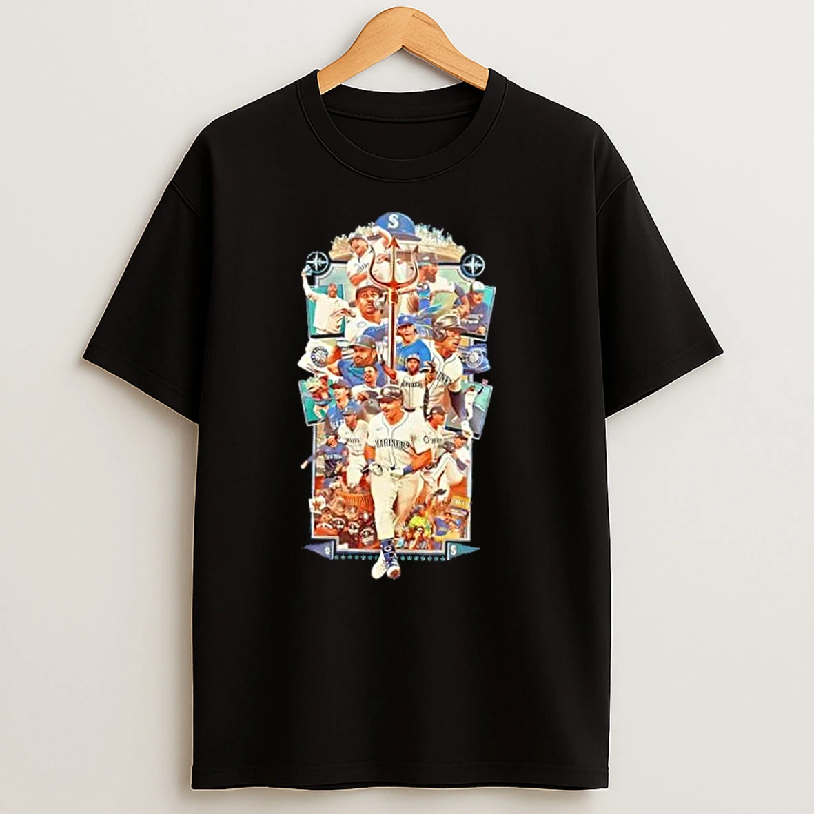Seattle Mariners Players A Season To Remember Size The Moment 2 Sided T Shirts