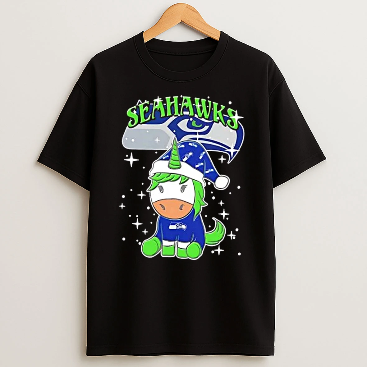 Seattle Seahawks Football X Unicorn Merry Christmas Shirts