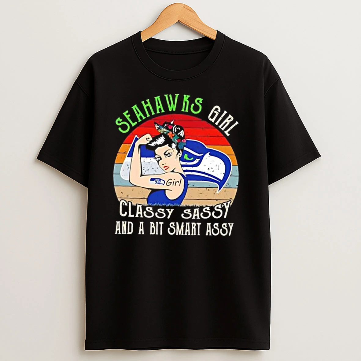 Seattle Seahawks Girl Classy Sassy And A Bit Assy T Shirts