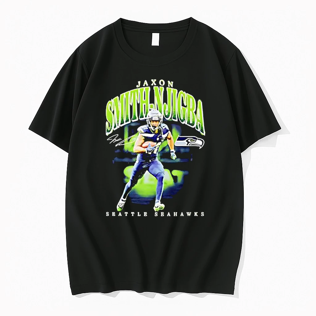 Seattle Seahawks Jaxon Smith Njigba Signature Player Hype Shirts