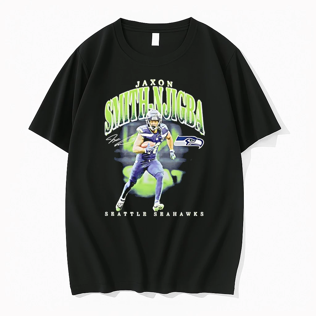 Seattle Seahawks Jaxon Smith Njigba Player Signature Vintage Shirts