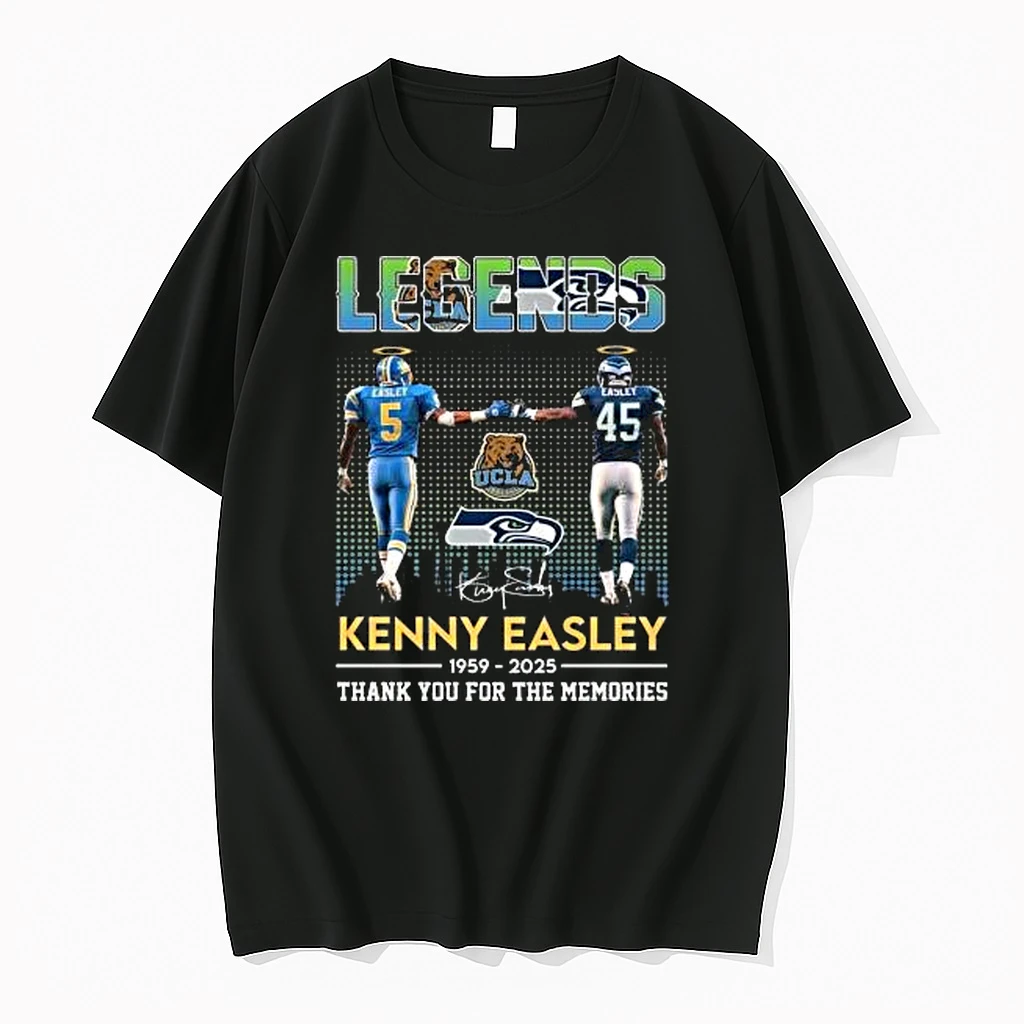 Seattle Seahawks Ucla Bruins Kenny Easley Legends 1959 2025 Forever Signatures Shirts