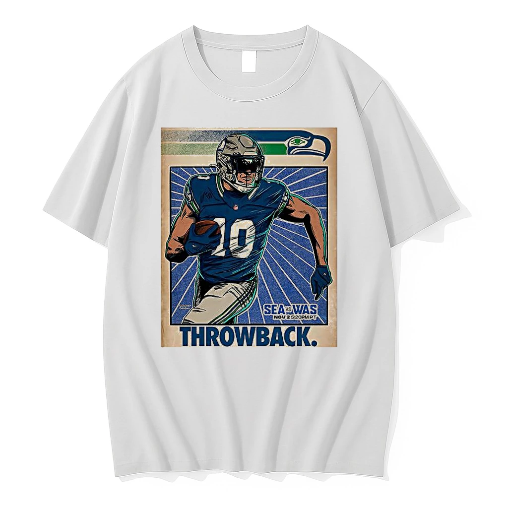 Seattle Seahawks Vs Washington Commanders Nfl 2025 Throwback Shirts