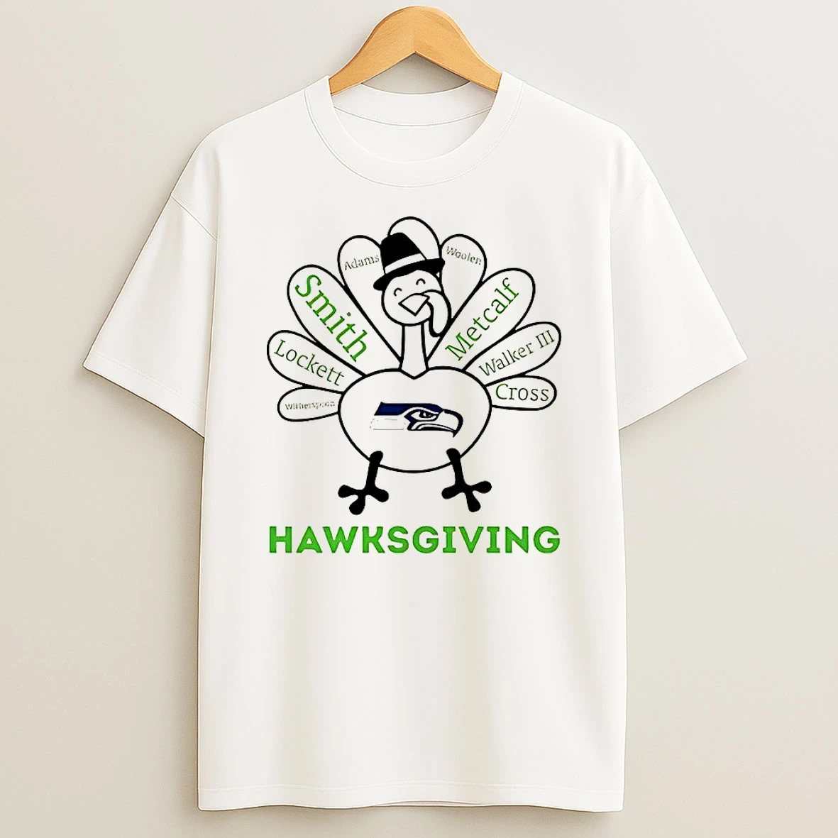 Seattle Seahawks Turkey Hawksgiving Thanksgiving With Heroes Shirts