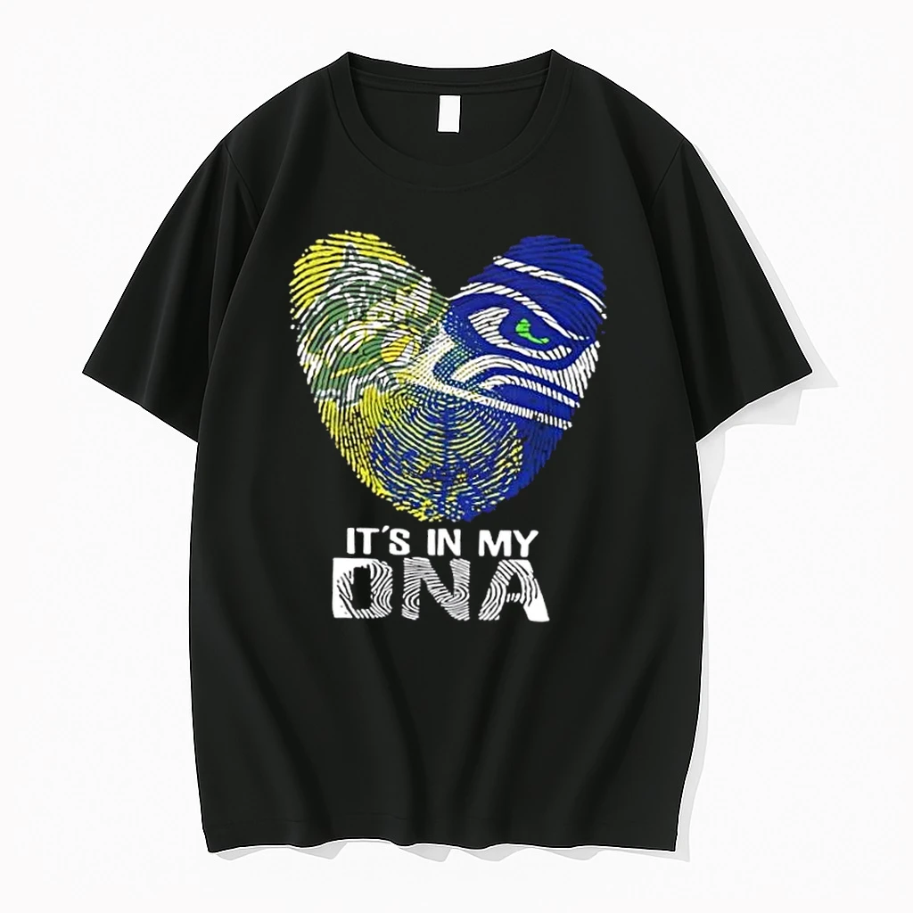 Seattle Sports Storm X Seahawks Its In My Dna Fingerprint Heart Shirts