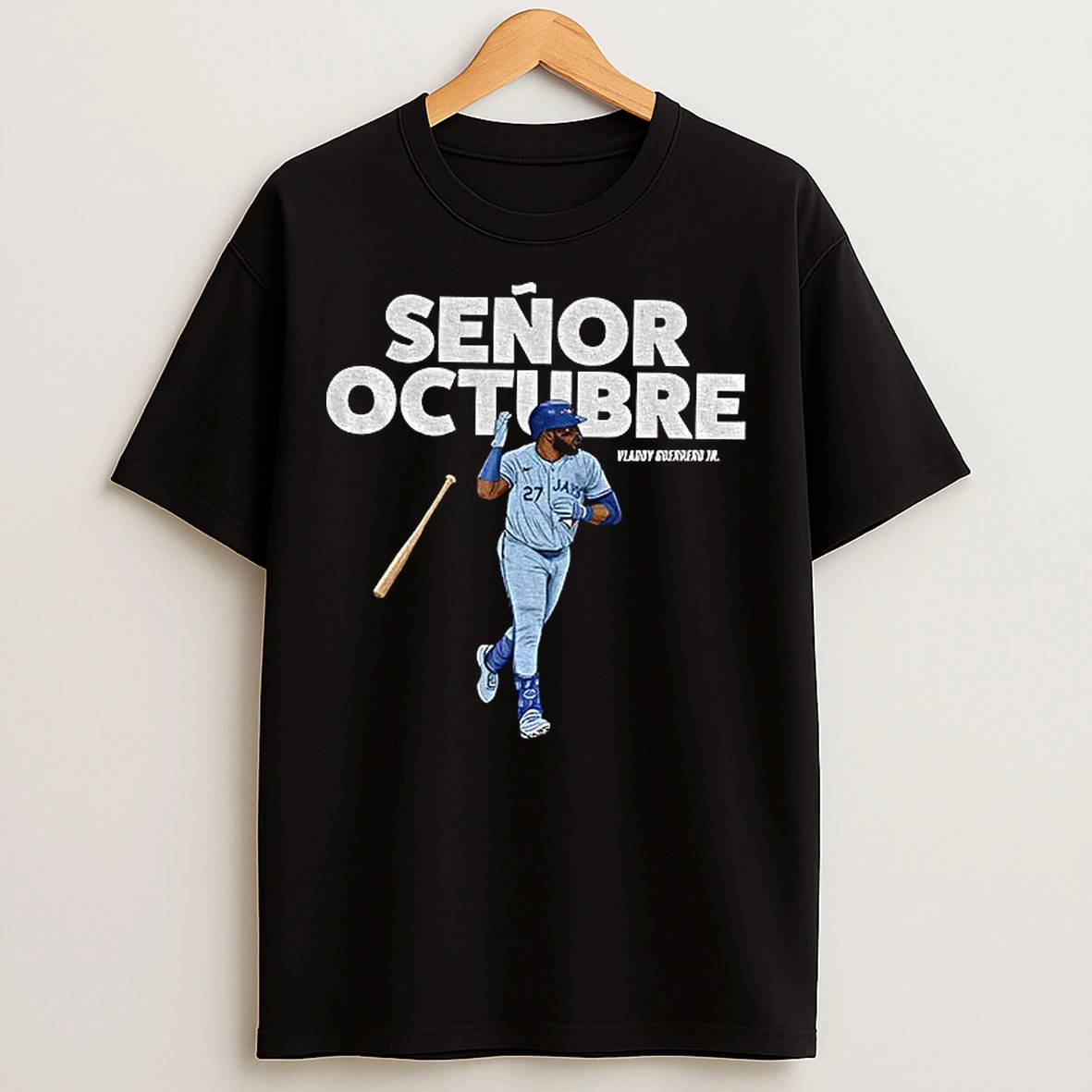 Senor Octubre Vladdy Guerrero Jr Cartoon Toronto Blue Jays Mlb Baseball World Series T Shirts