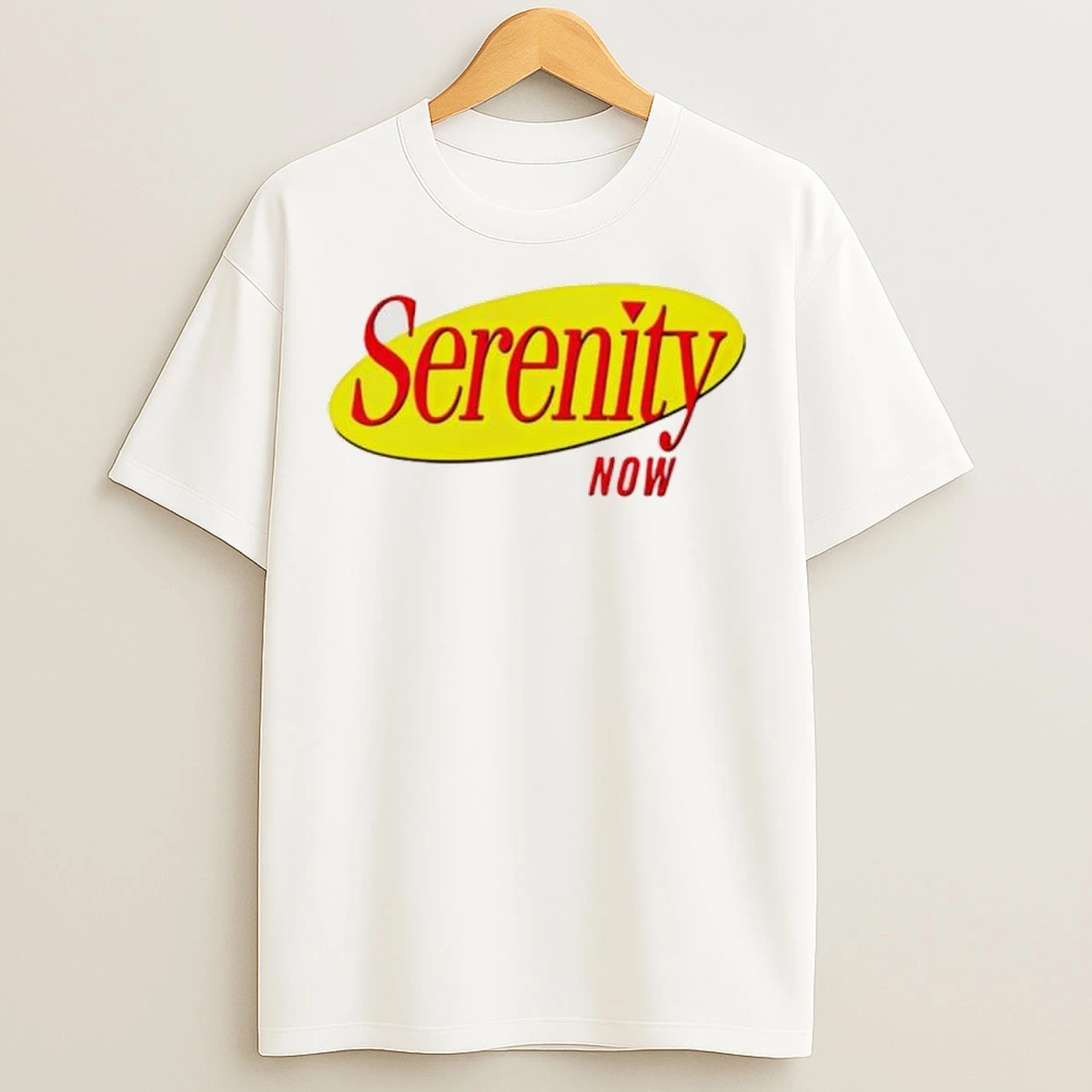 Serenity Now Seinfeld Logo T Shirts