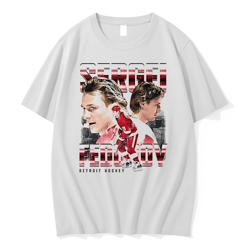 Sergei Fedorov Detroit Hockey Player Collage Shirts