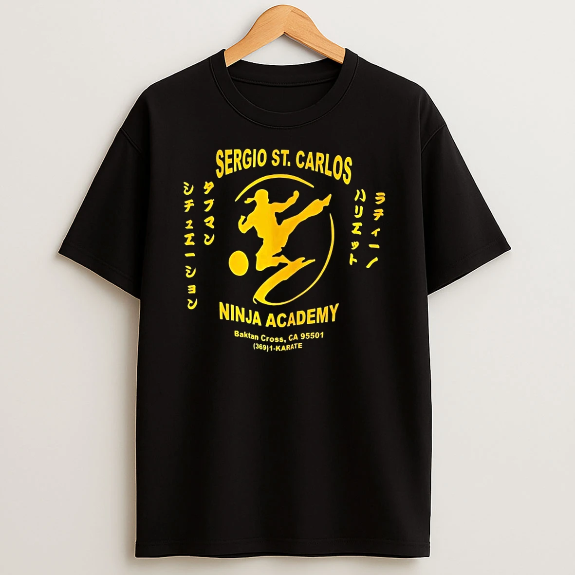 Sergio St Carlos Ninja Academy Shirts
