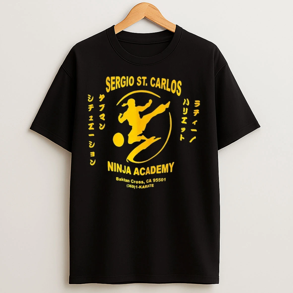 Sergio St Carlos Ninja Academy T Shirts