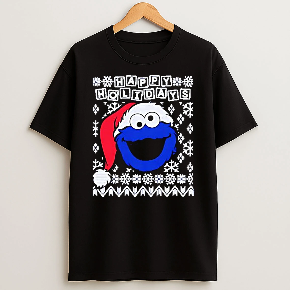 Sesame Street Cookie Monster Ugly Christmas Shirts