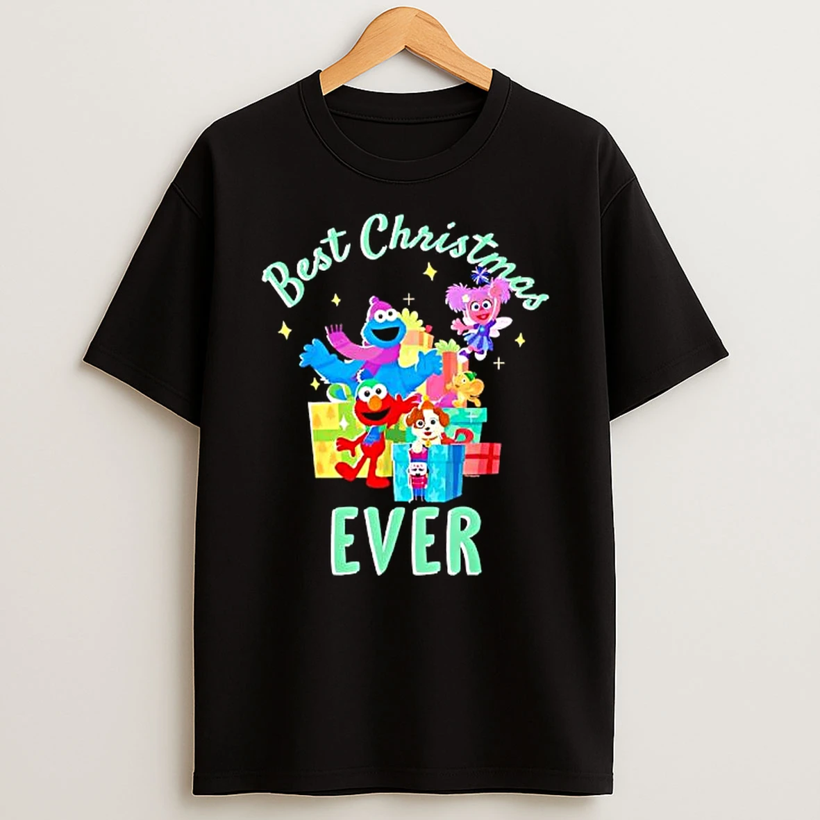 Sesame Street Merry Christmas Elmo Tango Abby Cadabby Shirts