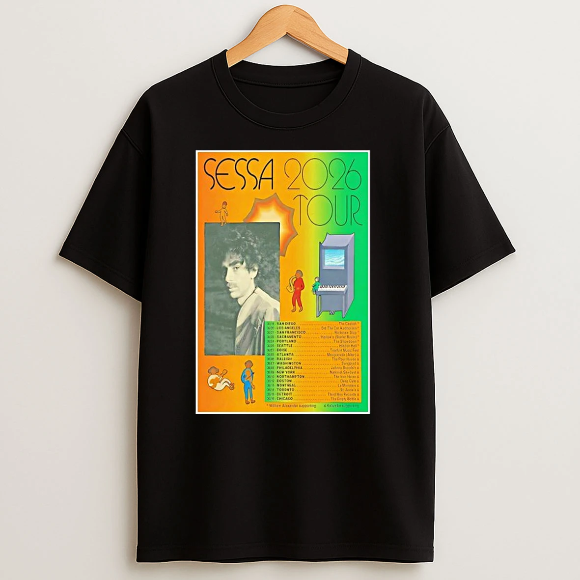 Sessa America And Canada Tour 2026 T Shirts