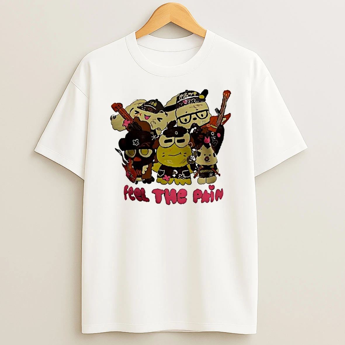 Several Cartoon Characters Feel The Pain Shirts