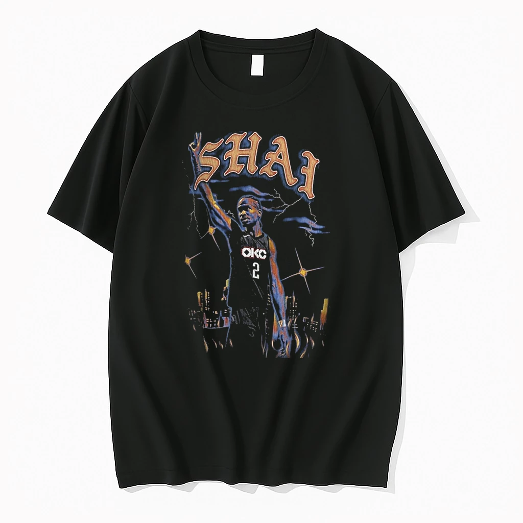 Shai Gilgeous Alexander Oklahoma City Thunder 2025 26 City Player Graphic Shirts