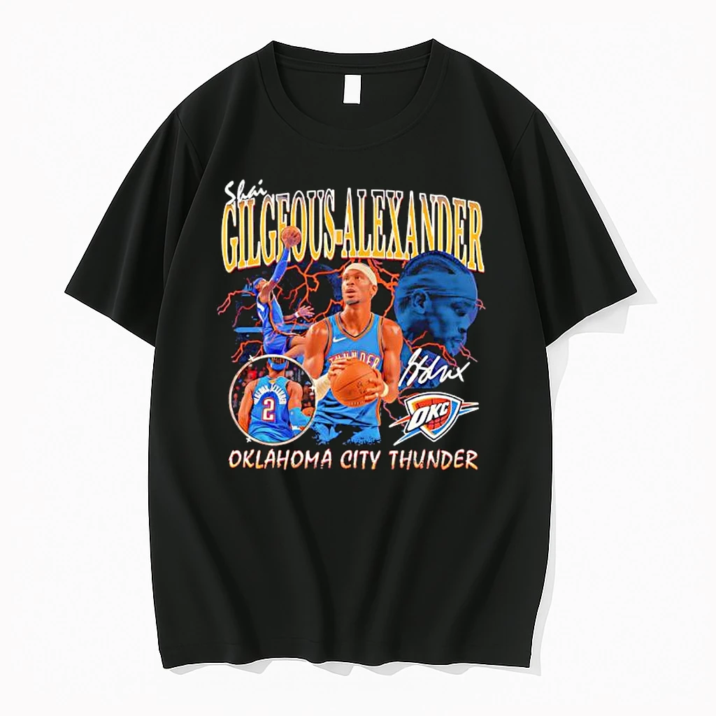 Shai Gilgeous Alexander Oklahoma City Thunder Player Signature Shirts